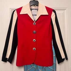 Moschino Vintage Couture Cruise Me Baby Striped Jacket